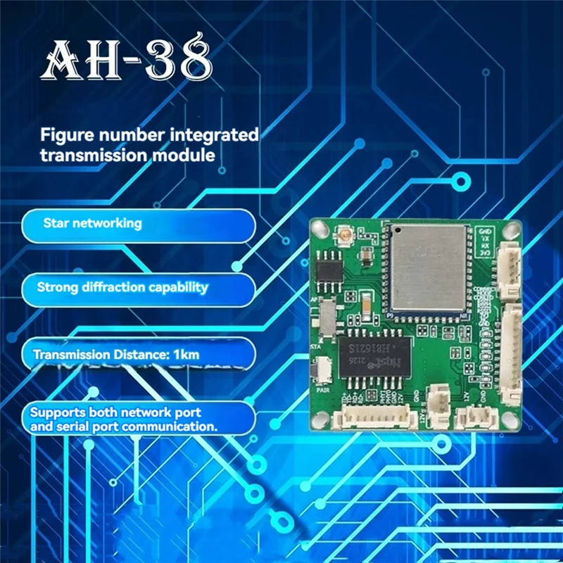 CEA Wifi Halow Image Data Transmission 802.11AH Low-Frequency Module Unmanned Aerial Vehicle Robot Image Transmission
CEA Wifi Halow Image Data Transmission 802.11AH Low-Frequency Module Unmanned Aerial Vehicle Robot Image Transmission
