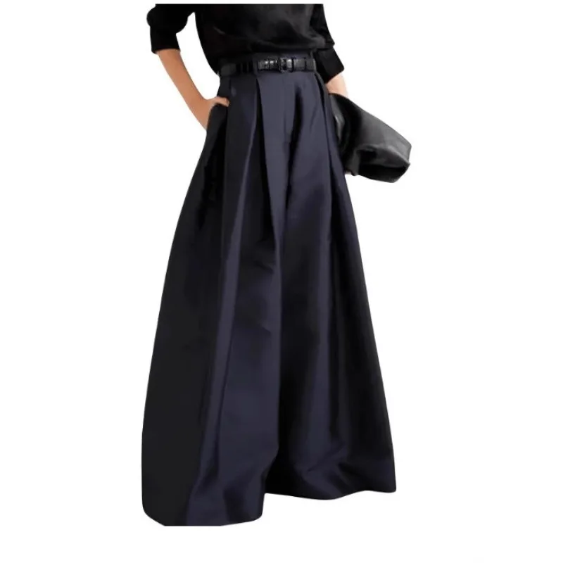 Женские брюки-кюлоты с широкими штанинами, винтажные, в пол, повседневные, с высокой талией, свободные, формальные, 1 шт.
Женские брюки-кюлоты с широкими штанинами, винтажные, в пол, повседневные, с высокой талией, свободные, формальные, 1 шт.