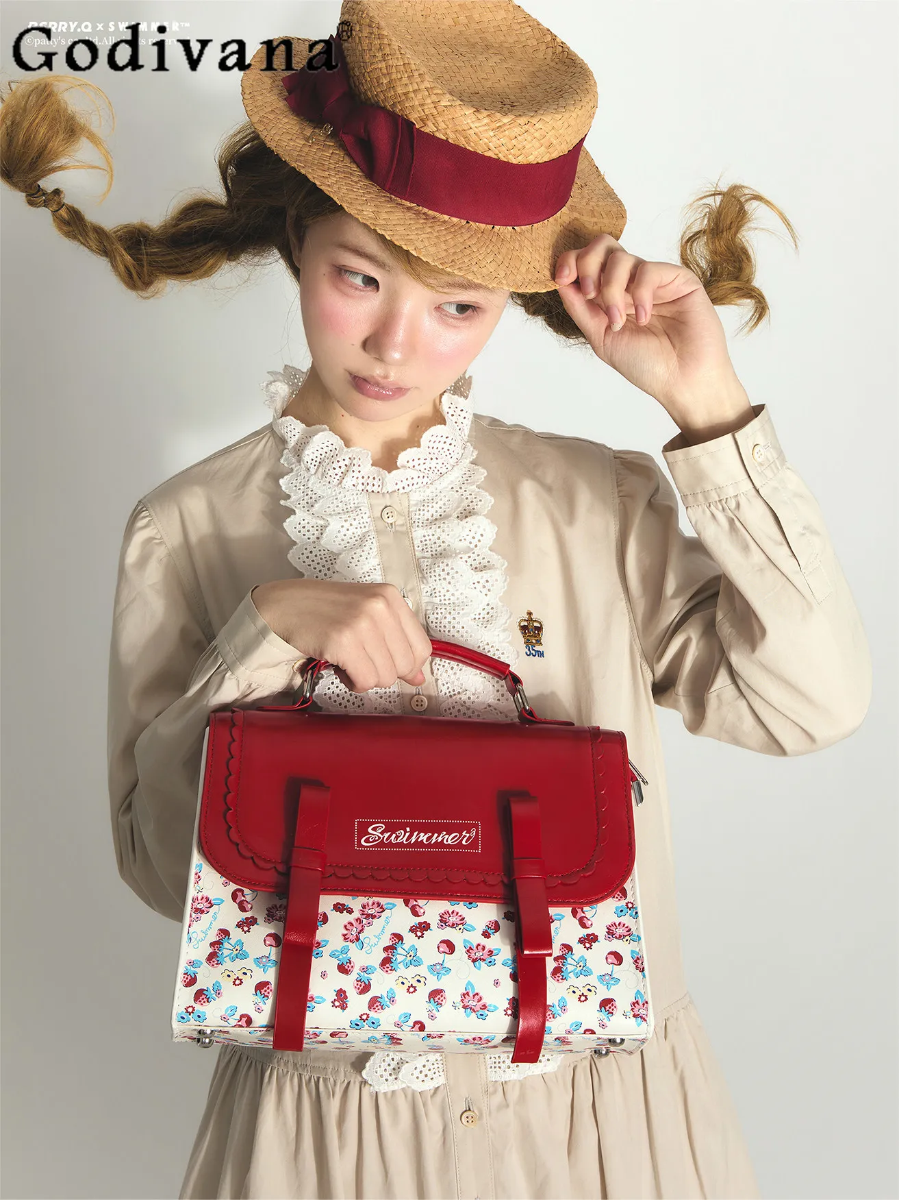 Elegant Retro Print Large Capacity Lolita Women Handbag Daily Commute Casual Versatile Student Messenger Bag
Elegant Retro Print Large Capacity Lolita Women Handbag Daily Commute Casual Versatile Student Messenger Bag