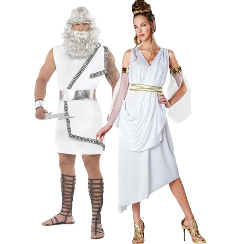 Anime Greek Mythology Character Sleeveless Cosplay White Clothes Halloween Performance Costume Ancient Egyptian Kingdom Outfits
Anime Greek Mythology Character Sleeveless Cosplay White Clothes Halloween Performance Costume Ancient Egyptian Kingdom Outfits