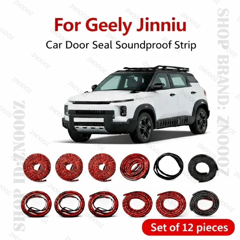 For Geely Jinniu Car Door Seal Strip Rubber Double Layer Soundproof Dustproof Waterproof Door Weatherstrip 12PCS Set
For Geely Jinniu Car Door Seal Strip Rubber Double Layer Soundproof Dustproof Waterproof Door Weatherstrip 12PCS Set