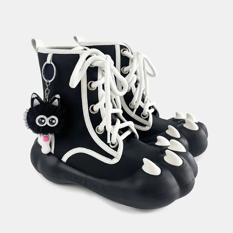 New Women Shoes Exquisite Cat's Paw Platform Ankle Boots for Woman Sweet Style Lolita Casual Shoes Designer Shoes Botas Feminina
New Women Shoes Exquisite Cat's Paw Platform Ankle Boots for Woman Sweet Style Lolita Casual Shoes Designer Shoes Botas Feminina