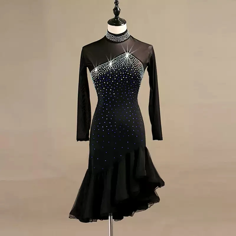 Womens Latin Dance Dress Stage Clothes Costume For Girl New Party Fringe Skirt Sport Prom Outfit Female Parties Suit Party Wear
Womens Latin Dance Dress Stage Clothes Costume For Girl New Party Fringe Skirt Sport Prom Outfit Female Parties Suit Party Wear
