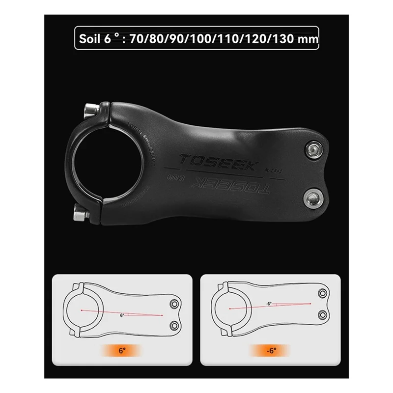 ABVL-TOSEEK K04 Carbon Stem 6 Degree Mountain Bike Stem 31.8Mm Handlebar Stems 100Mm Black Matt Bicycle Parts
ABVL-TOSEEK K04 Carbon Stem 6 Degree Mountain Bike Stem 31.8Mm Handlebar Stems 100Mm Black Matt Bicycle Parts