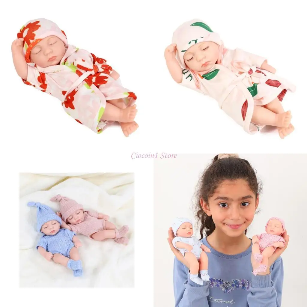 Y1UB 7inch Life Like Doll Caucasian Doll with Detachable Joint Soft Vinyl Infant Doll with Clothes Toddler Favor Gift
Y1UB 7inch Life Like Doll Caucasian Doll with Detachable Joint Soft Vinyl Infant Doll with Clothes Toddler Favor Gift