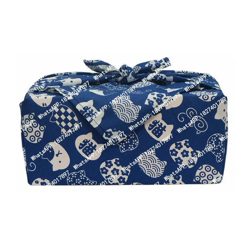 Japanese Style Handkerchief Cotton Cloth Material Concise Style One Side Printed Bento Wrapping Cloth Many Uses
Japanese Style Handkerchief Cotton Cloth Material Concise Style One Side Printed Bento Wrapping Cloth Many Uses