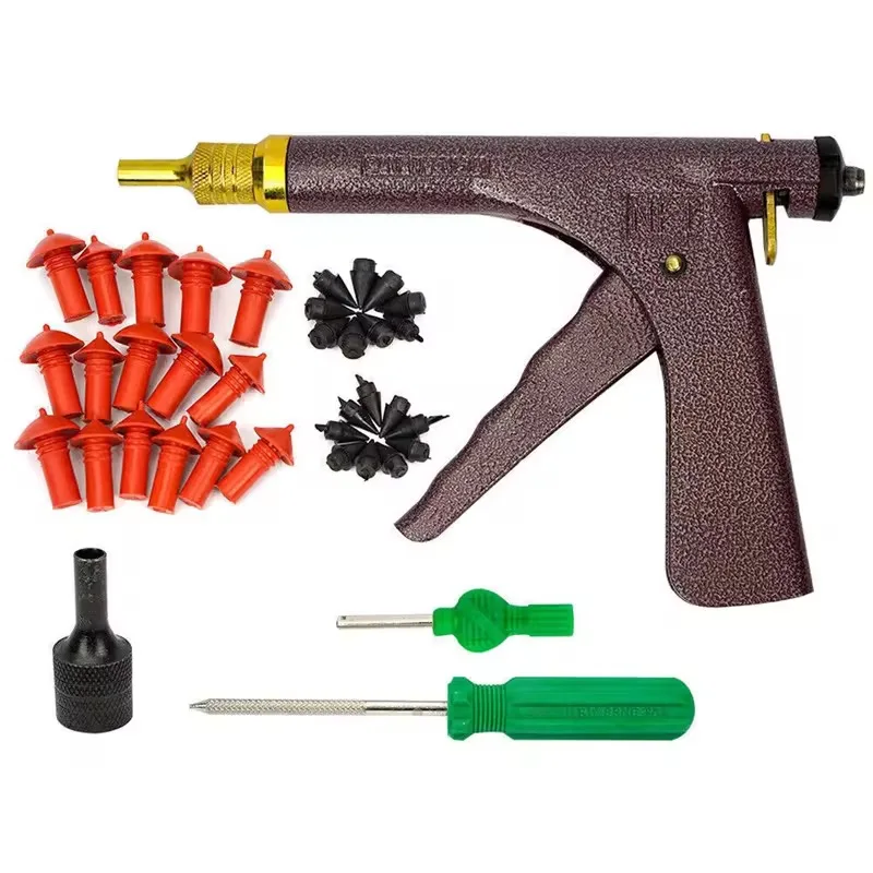 Tire Repair Rapidplug Kit With Mushroom Plug Wear Resistant Tire Maintenance Tool For SUV Auto Bike Car Tire Block Air Leaking
Tire Repair Rapidplug Kit With Mushroom Plug Wear Resistant Tire Maintenance Tool For SUV Auto Bike Car Tire Block Air Leaking