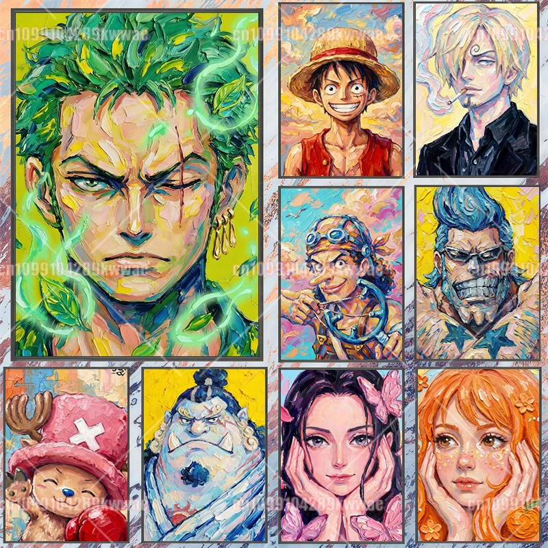 One Piece HD Frameless Canvas Painting Sanji Chopper Luffy Zoro Jinbe Franky Room Art Poster Gift for Friends and Classmates
One Piece HD Frameless Canvas Painting Sanji Chopper Luffy Zoro Jinbe Franky Room Art Poster Gift for Friends and Classmates