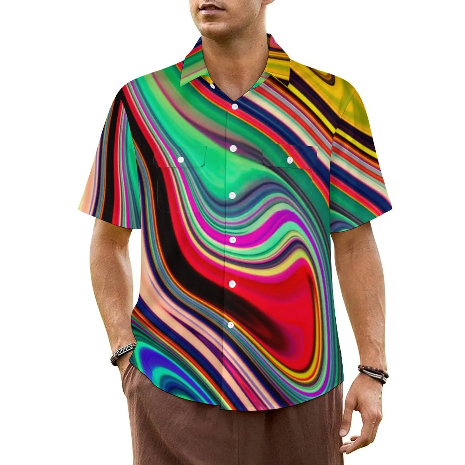 Abstract Print Hawaiian Shirt For Men Vacation Colorful Marble Casual Shirts Short Sleeve Y2K Fashion Vintage Oversize Blouses
Abstract Print Hawaiian Shirt For Men Vacation Colorful Marble Casual Shirts Short Sleeve Y2K Fashion Vintage Oversize Blouses