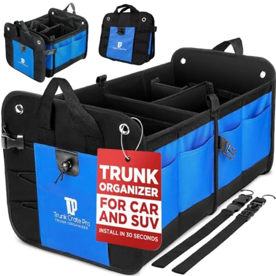 Car Trunk Organizers Trunk Organizer, Car Storage Organizer - Premium Compartments Collapsible Portable car trunk organizers an
Car Trunk Organizers Trunk Organizer, Car Storage Organizer - Premium Compartments Collapsible Portable car trunk organizers an