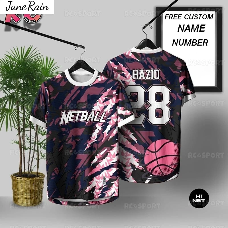 Custom Name And Number Basketball T Shirt Netball Sports Outdoor Round Neck Short Sleeve Quick Dry Casual Daily Women T-shirt
Custom Name And Number Basketball T Shirt Netball Sports Outdoor Round Neck Short Sleeve Quick Dry Casual Daily Women T-shirt