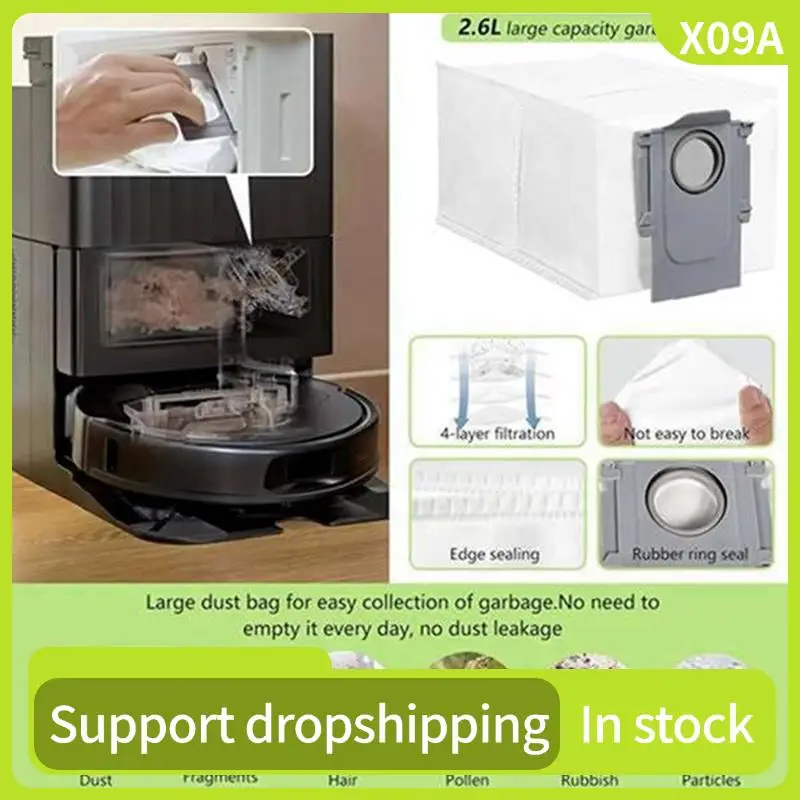 X09A 26PCS For Roborock Q Revo Maxv/Q Revo S/Q Revo Pro Accessories Kit Main Side Brush Dust Bag Hepa Filter Mop Cloths
X09A 26PCS For Roborock Q Revo Maxv/Q Revo S/Q Revo Pro Accessories Kit Main Side Brush Dust Bag Hepa Filter Mop Cloths