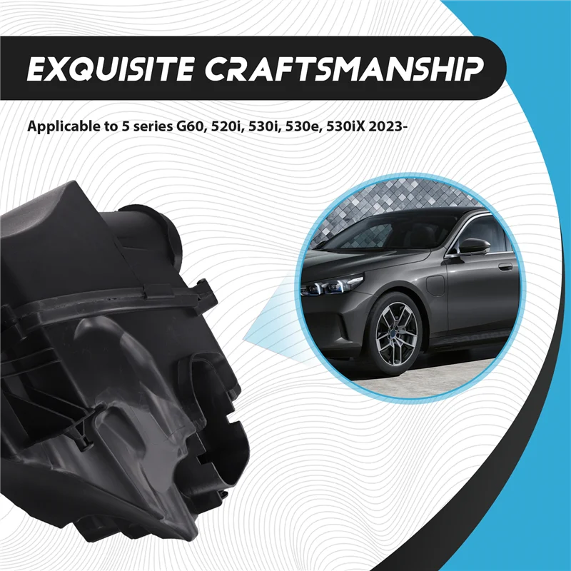 Car Air Intake Silencer Air Filter Housing 13715A1BC40 For BMW 5 Series G60 520I 530I 2023- Cleaner Air Filter Shell
Car Air Intake Silencer Air Filter Housing 13715A1BC40 For BMW 5 Series G60 520I 530I 2023- Cleaner Air Filter Shell
