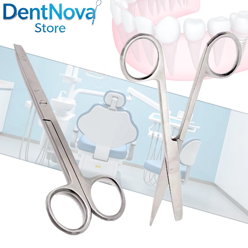 14cm Dental Scissors Straight Super Sharp Stainless Steel Oral Surgery Stitch Scissors for Suture Removal Lab
14cm Dental Scissors Straight Super Sharp Stainless Steel Oral Surgery Stitch Scissors for Suture Removal Lab