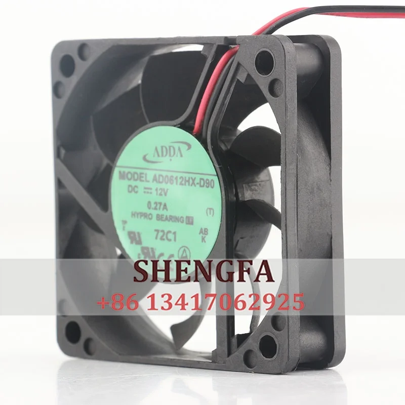 Корпусный вентилятор AD0612HX-D90 ADDA DC12V 0.27A 60X60X15MM 6CM Два шарикоподшипника Вентилятор с большим объемом воздуха Вентилятор охлаждения теплоотвода
Корпусный вентилятор AD0612HX-D90 ADDA DC12V 0.27A 60X60X15MM 6CM Два шарикоподшипника Вентилятор с большим объемом воздуха Вентилятор охлаждения теплоотвода