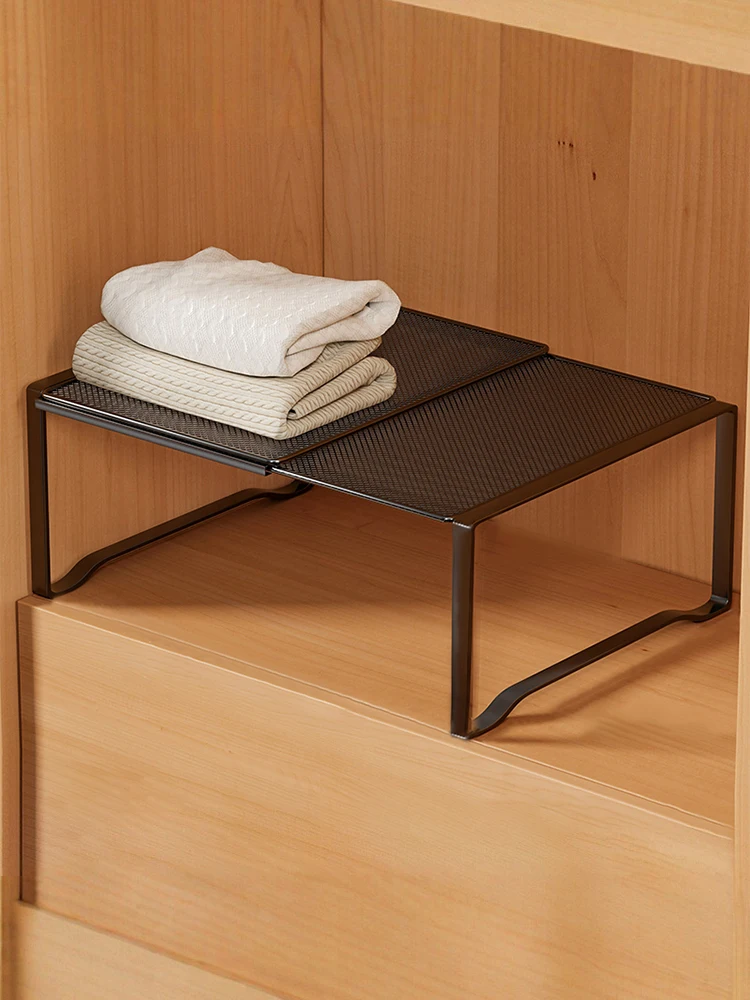 Expandable Wardrobe Organizer Carbon Steel Shelf Divider Cabinet Interior Space Saver for Clothes Shoes Books No Drilling Req...
Expandable Wardrobe Organizer Carbon Steel Shelf Divider Cabinet Interior Space Saver for Clothes Shoes Books No Drilling Req...