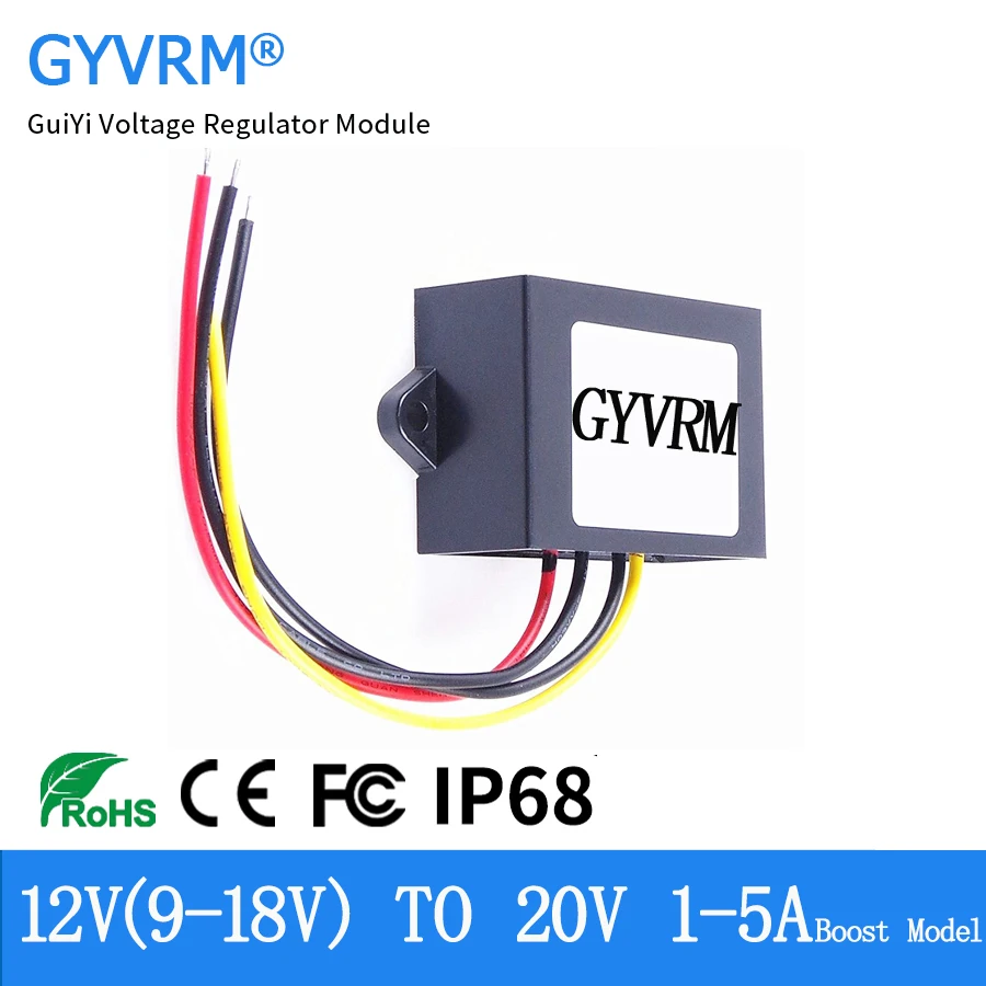 DC DC Power Converter 12V to 20V1A2A3A4A5A Boost Power Supply 9-18V to 20V100W Voltage Stabilizing Module for Notebook Refitting
DC DC Power Converter 12V to 20V1A2A3A4A5A Boost Power Supply 9-18V to 20V100W Voltage Stabilizing Module for Notebook Refitting