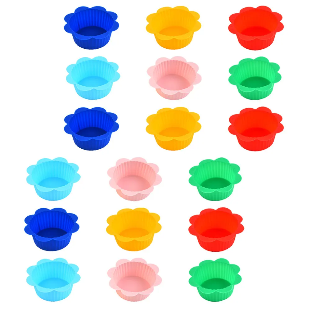 18pcs Muffin Cups Baking Molds for Cupcakes Muffins Egg Bites Brownies Food Silicone Muffin Cups Grade Reusable Pan
18pcs Muffin Cups Baking Molds for Cupcakes Muffins Egg Bites Brownies Food Silicone Muffin Cups Grade Reusable Pan