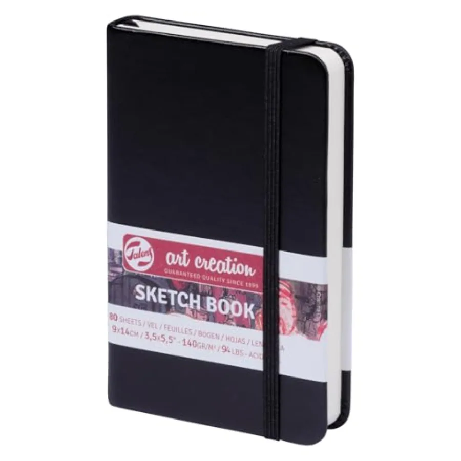 Sketchbook Black 9X14 cm, 140 Grams 9314001M
Sketchbook Black 9X14 cm, 140 Grams 9314001M