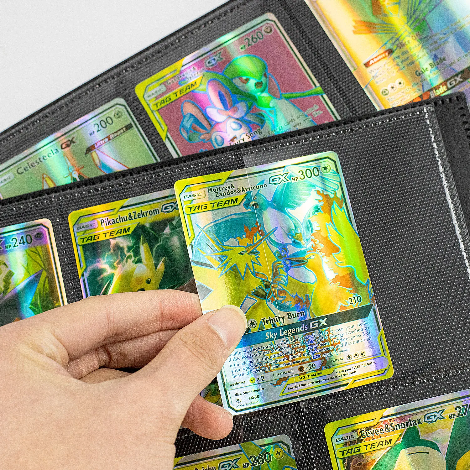 12-Pocket 480 Slots Strap Card Binder Polypropylene Oshikatsu for Yu-Gi-Oh Ultraman Pokemon Trading Card Photocard Photo Album
12-Pocket 480 Slots Strap Card Binder Polypropylene Oshikatsu for Yu-Gi-Oh Ultraman Pokemon Trading Card Photocard Photo Album