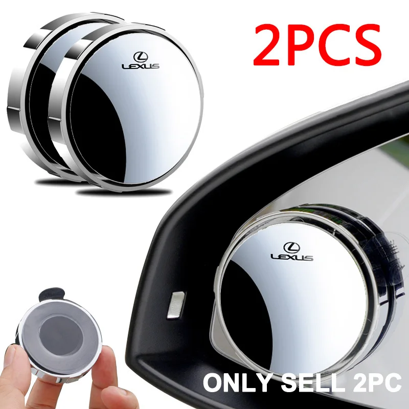 2Pcs Round Frame Convex Blind Spot Mirror Wide-angle Adjustable Rearview Mirror For Lexus ES RX NX LS UX LM LX GX LC RZ IS CT GS
2Pcs Round Frame Convex Blind Spot Mirror Wide-angle Adjustable Rearview Mirror For Lexus ES RX NX LS UX LM LX GX LC RZ IS CT GS