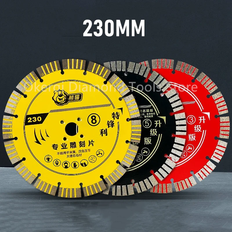 1PC 9 Inch 230mm Diamond Saw Blade with 22mm Arbor Diamond Cutting Disc for Cutting Porcelain Tile Ceramic Marble Granite
1PC 9 Inch 230mm Diamond Saw Blade with 22mm Arbor Diamond Cutting Disc for Cutting Porcelain Tile Ceramic Marble Granite
