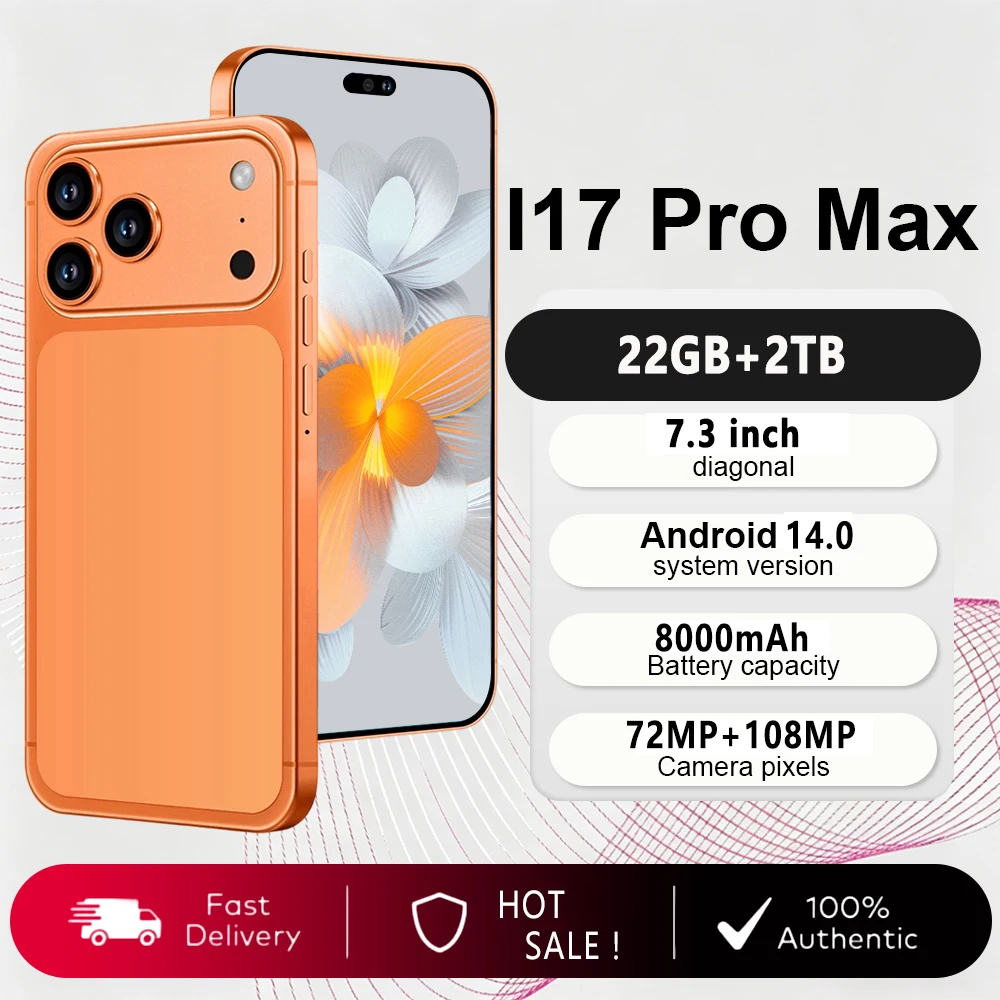 2026 NEW HOT Silicone Case For i17 Pro Max 7.3 Inch 5G Accessories Smartphone Shockproof Cover High Quality Global Edition
2026 NEW HOT Silicone Case For i17 Pro Max 7.3 Inch 5G Accessories Smartphone Shockproof Cover High Quality Global Edition