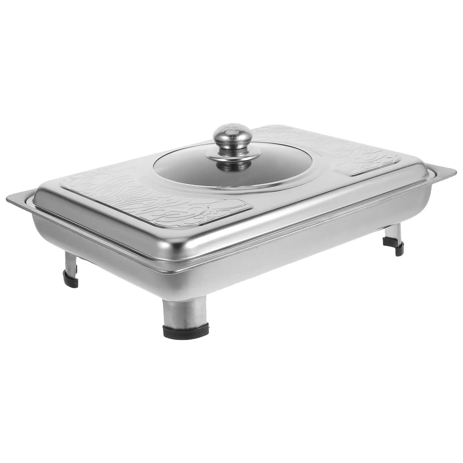 Stainless Steel Buffet Tray Rectangular Chilled Serving Trays Covered Food Tray Material Versatile Use
Stainless Steel Buffet Tray Rectangular Chilled Serving Trays Covered Food Tray Material Versatile Use