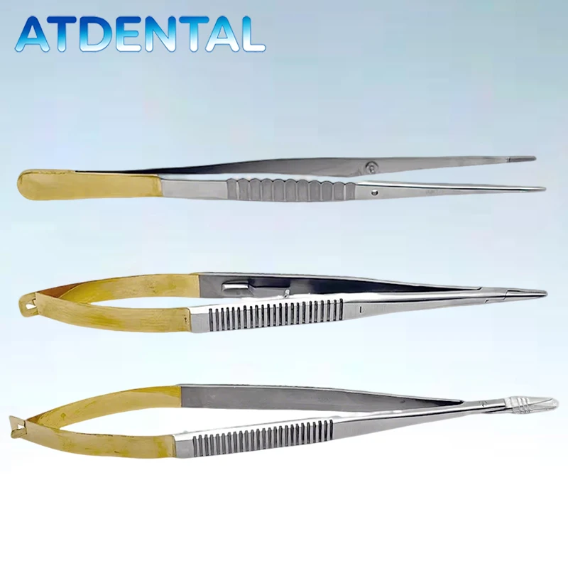 18 см стоматологический держатель для игл Castroviejo из нержавеющей стали, хирургические ножницы, ортодонтический имплантат, удерживающий щипцы, пинцет
18 см стоматологический держатель для игл Castroviejo из нержавеющей стали, хирургические ножницы, ортодонтический имплантат, удерживающий щипцы, пинцет