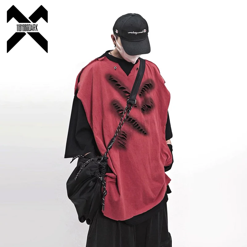 Men's Vintage Grunge Oversized T-Shirt Hip Hop Fake Two Piece Loose Ripped Short Sleeve Tee Casual Tops
Men's Vintage Grunge Oversized T-Shirt Hip Hop Fake Two Piece Loose Ripped Short Sleeve Tee Casual Tops