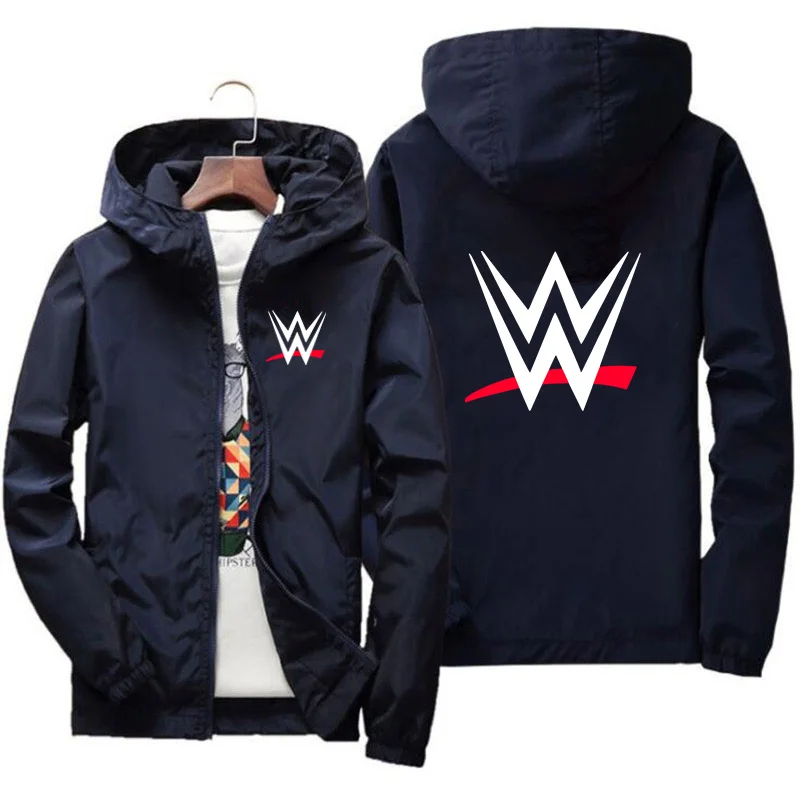 Men’S Windbreaker New WWE American Logo Printing Jackets Casual Jacket Men Outdoor Sports Coat Spring Autumn Cargo Jacket
Men’S Windbreaker New WWE American Logo Printing Jackets Casual Jacket Men Outdoor Sports Coat Spring Autumn Cargo Jacket