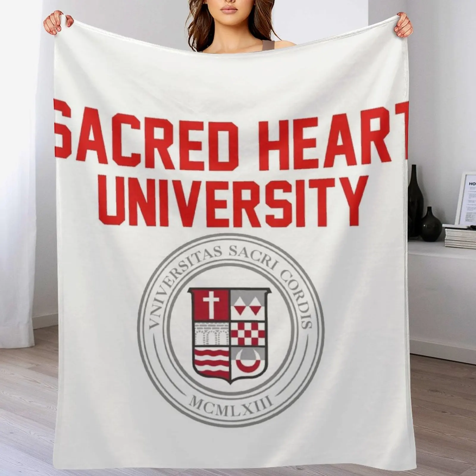 Sacred Heart University Throw Blanket Warm Napping Blanket for Office Couch Bed
Sacred Heart University Throw Blanket Warm Napping Blanket for Office Couch Bed