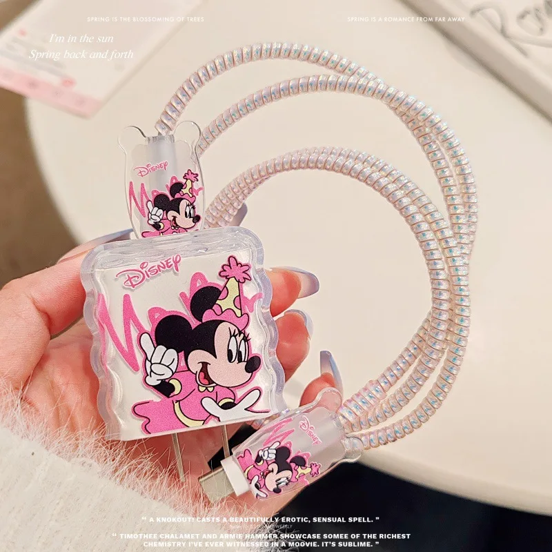 DIY Cartoon Anime Minnie Spring Cable Winder Cable Protector Case for iPhone 18W 20W Cable Protect Decoration
DIY Cartoon Anime Minnie Spring Cable Winder Cable Protector Case for iPhone 18W 20W Cable Protect Decoration