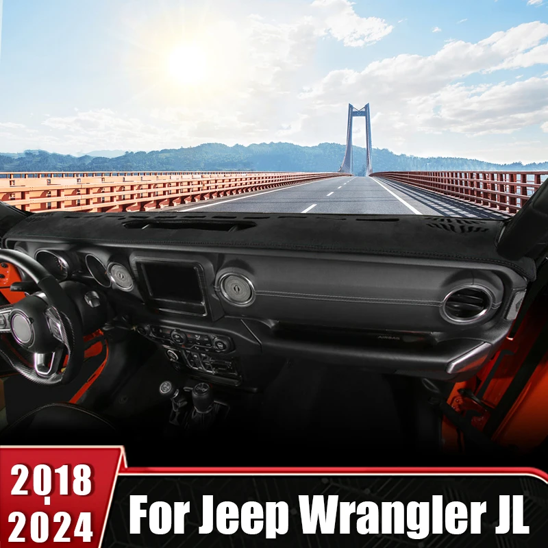 For Jeep Wrangler JL 2018 2019 2020 2021 2022 2023 2024 Car Dashboard Cover Mat Anti-UV Non-Slip Pads Protector Accessories
For Jeep Wrangler JL 2018 2019 2020 2021 2022 2023 2024 Car Dashboard Cover Mat Anti-UV Non-Slip Pads Protector Accessories