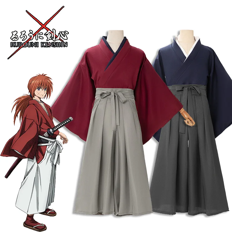 Anime Rurouni Kenshin Himura Kenshin Cosplay Adult Unisex Costume Samurai Uniform Kendo Kimono Full Set Accessories Outfits
Anime Rurouni Kenshin Himura Kenshin Cosplay Adult Unisex Costume Samurai Uniform Kendo Kimono Full Set Accessories Outfits