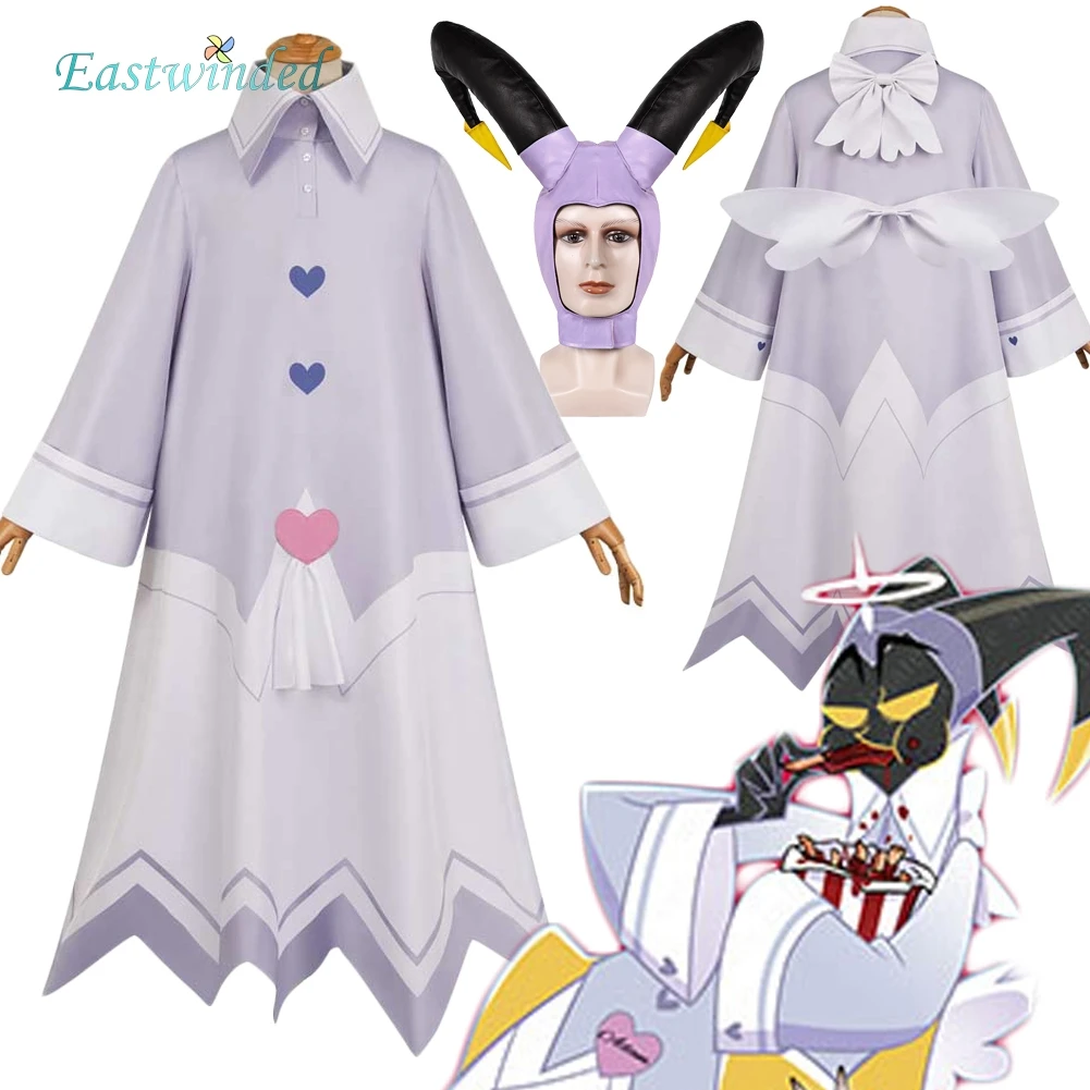 Adam TV Hell Inn Cosplay White Dresses Robe Tentacle Headgear Clothes Set Headwear Outfits Halloween Carnival Party Dress Up
Adam TV Hell Inn Cosplay White Dresses Robe Tentacle Headgear Clothes Set Headwear Outfits Halloween Carnival Party Dress Up