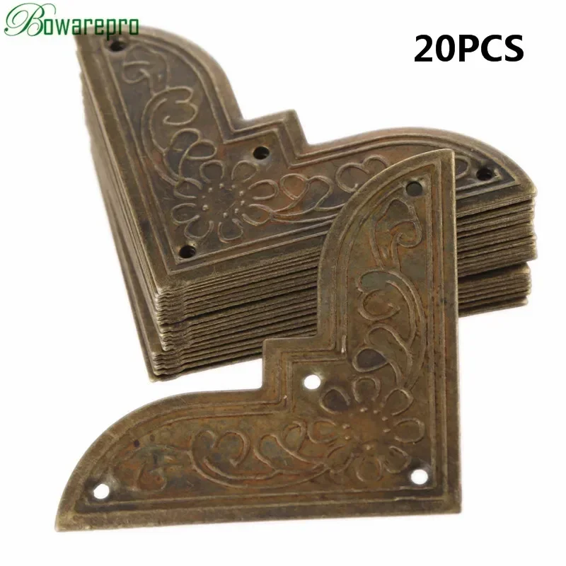 44*62MM, 20Pcs Antique Corner Protector Book Scrapbook Metal Album Corner Decorative Protector Cover for Wooden Jewelry Gift Box
44*62MM, 20Pcs Antique Corner Protector Book Scrapbook Metal Album Corner Decorative Protector Cover for Wooden Jewelry Gift Box