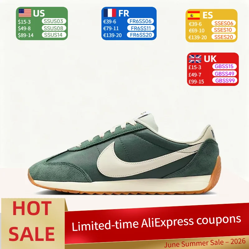 Nike Pacific Comfortable, Versatile, Anti-Slip, Wear-resistant Low-top Daily Casual Shoes - Women's - Green HM4771-300
Nike Pacific Comfortable, Versatile, Anti-Slip, Wear-resistant Low-top Daily Casual Shoes - Women's - Green HM4771-300