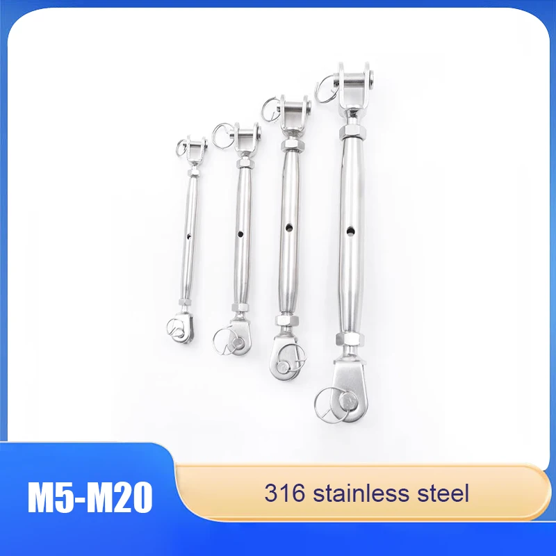 1pcs Closure-Type Flower Basket Screw 316 Stainless Steel Material M5 M6 M8 M10-M16 M20 For Wire Rope Tensioners Rope Tighteners
1pcs Closure-Type Flower Basket Screw 316 Stainless Steel Material M5 M6 M8 M10-M16 M20 For Wire Rope Tensioners Rope Tighteners