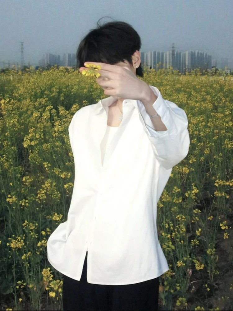 Мужская летняя тонкая классическая футболка YouLin белого цвета для подростков, повседневная, в стиле минимализм
Мужская летняя тонкая классическая футболка YouLin белого цвета для подростков, повседневная, в стиле минимализм