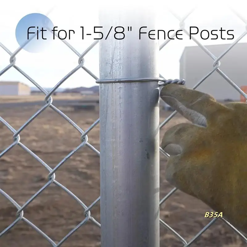 100 Pcs Gauge Galvanized Steel Fence Ties Fit For Fence Posts, T-Post Metal Fence Wire,Fast Chain Link Fence Wire Ties
100 Pcs Gauge Galvanized Steel Fence Ties Fit For Fence Posts, T-Post Metal Fence Wire,Fast Chain Link Fence Wire Ties