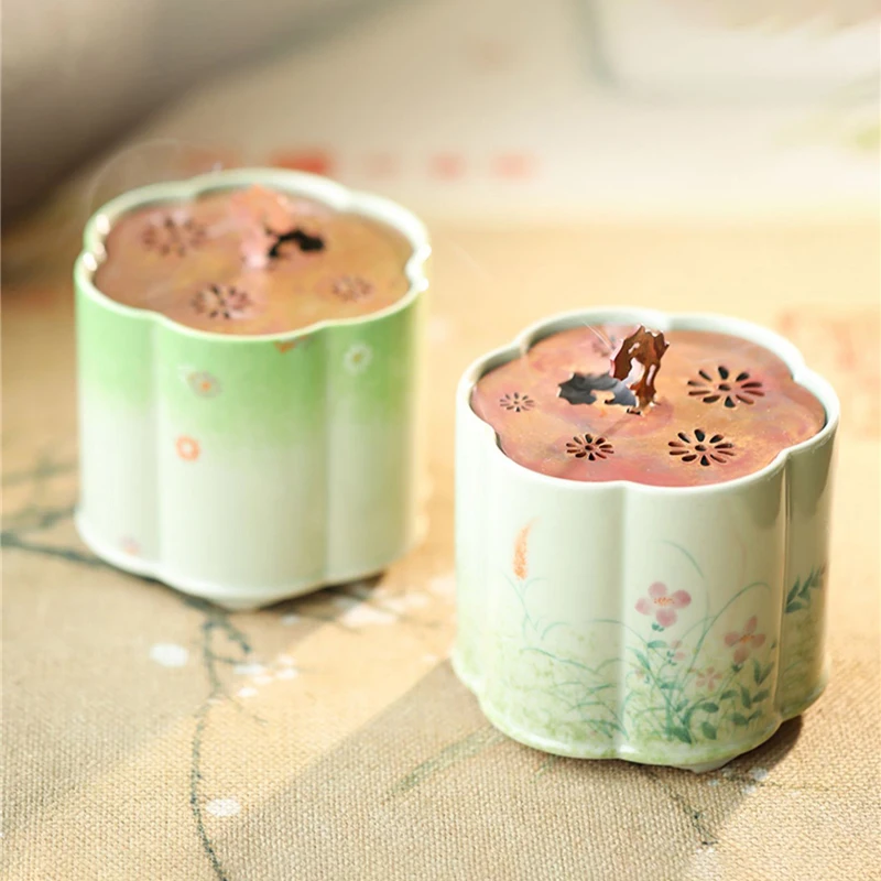 Creative Ceramic Incense Burner Red Copper Taihu Stone Furnace Cover Tea Ceremony Incense Holder Home Decor Exquisite Ornaments
Creative Ceramic Incense Burner Red Copper Taihu Stone Furnace Cover Tea Ceremony Incense Holder Home Decor Exquisite Ornaments
