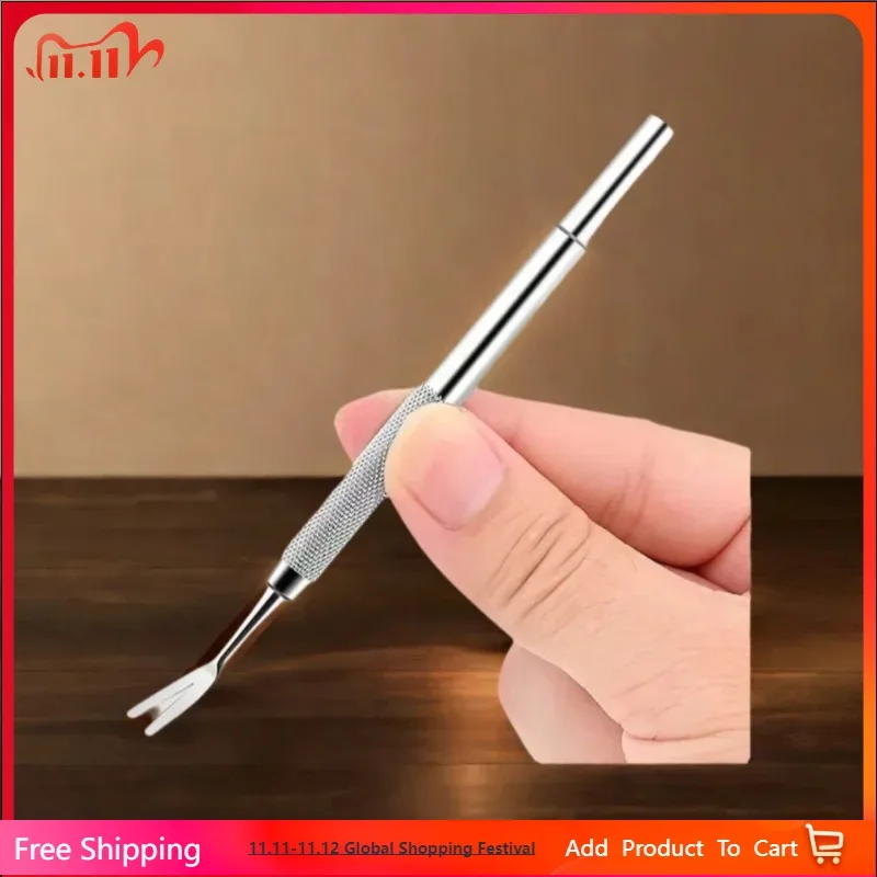 Durable Construction Stainless Steel Tick Fork Effective Design Fork Shape Pet Flea Removal Tweezers Dog Care Tool Tick Removal
Durable Construction Stainless Steel Tick Fork Effective Design Fork Shape Pet Flea Removal Tweezers Dog Care Tool Tick Removal