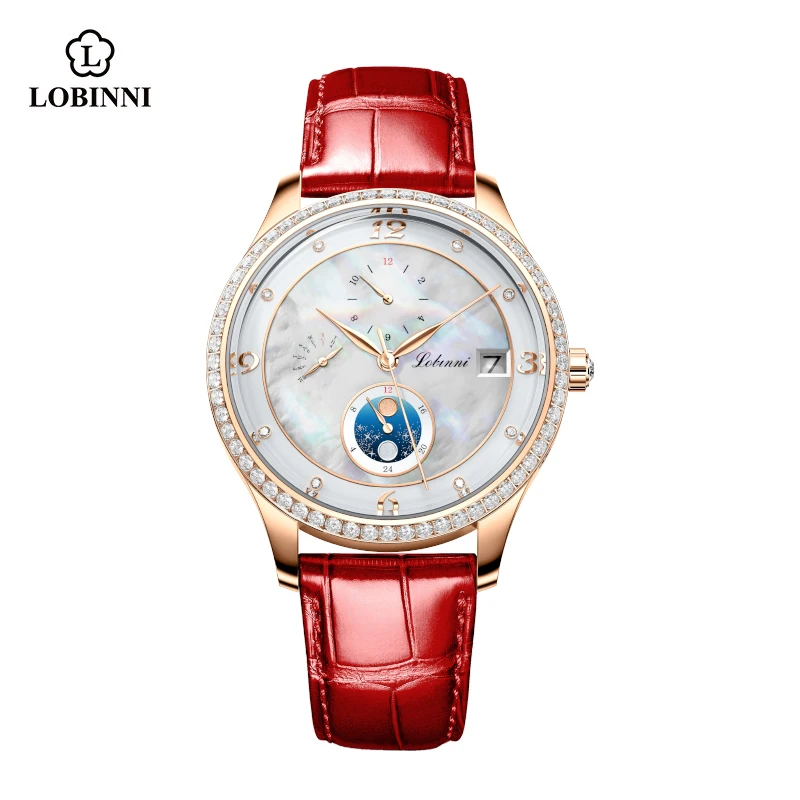 LOBINNI красочные перламутровые циферблаты женские модные механические наручные часы 36 мм автоматические часы для женщин роскошные
LOBINNI красочные перламутровые циферблаты женские модные механические наручные часы 36 мм автоматические часы для женщин роскошные