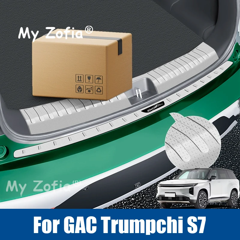 For GAC Trumpchi S7 2025 2026 Car Stainless Rear Boot Trunk Inner Outer Bumper Plate Protector Guard Plate Cover Kit Accessories
For GAC Trumpchi S7 2025 2026 Car Stainless Rear Boot Trunk Inner Outer Bumper Plate Protector Guard Plate Cover Kit Accessories