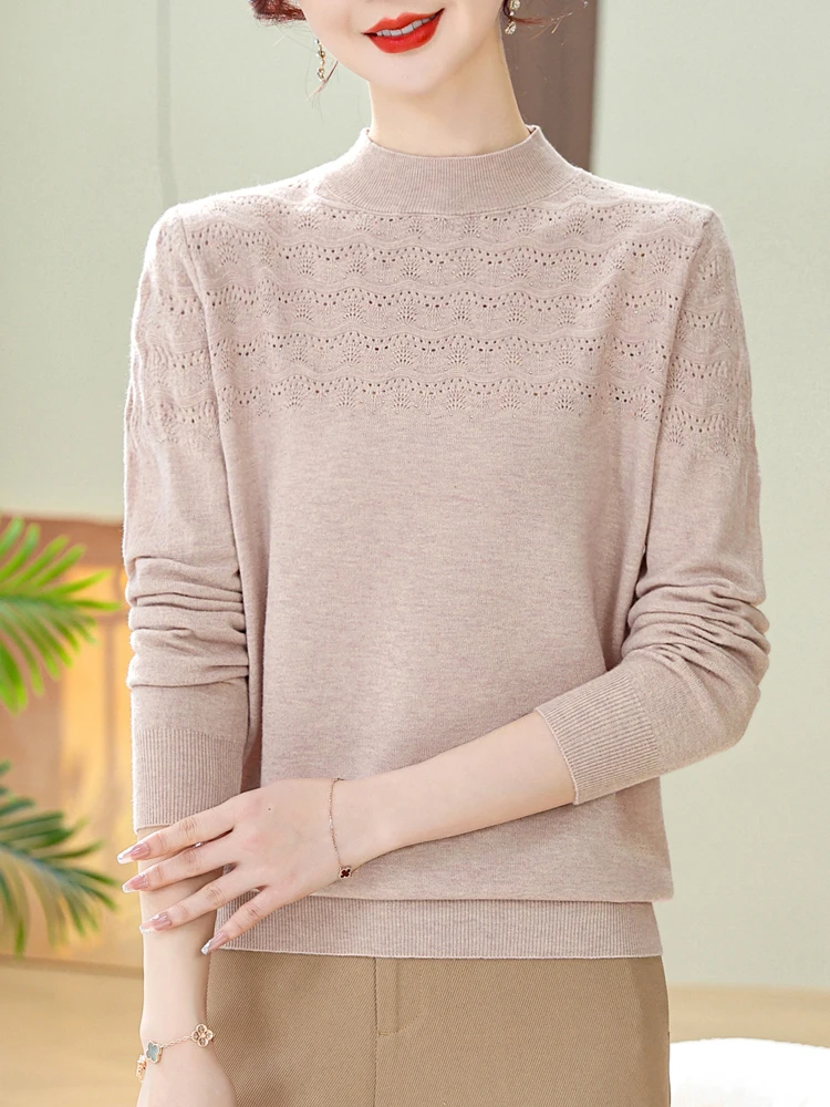 Solid Sweater Women Autumn Spring Korean Fashion Pullover Femme Women Clothing Causal Sweaters
Solid Sweater Women Autumn Spring Korean Fashion Pullover Femme Women Clothing Causal Sweaters