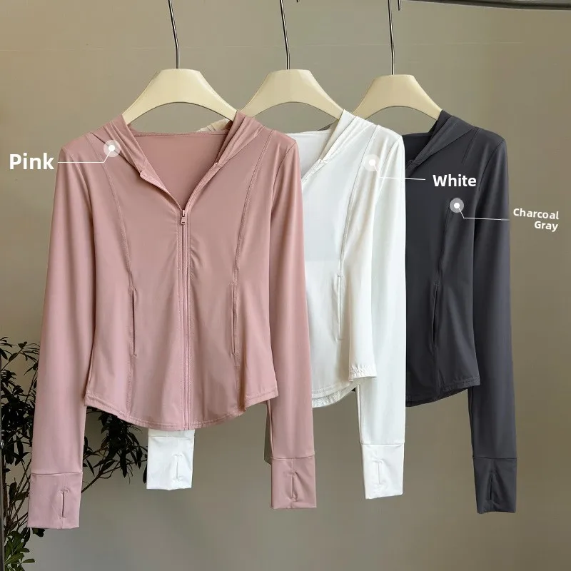 Pink Ice Silk Women's Short Fit Yoga Outdoor Sports Top Summer Lightweight New 2026 Style Sweet Style Thin Fabric Outerwear
Pink Ice Silk Women's Short Fit Yoga Outdoor Sports Top Summer Lightweight New 2026 Style Sweet Style Thin Fabric Outerwear
