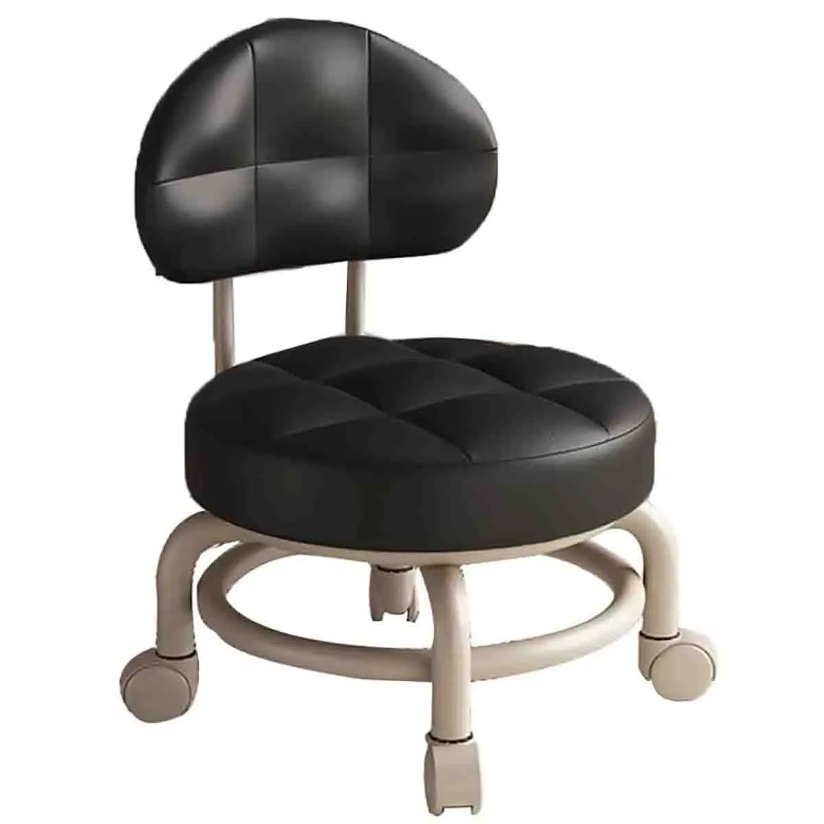 Low Rolling Stool with Back Support - Small Roller Seat Chair, 360° Rotating Foot Stool for Home Use | Changing Shoe Stool
Low Rolling Stool with Back Support - Small Roller Seat Chair, 360° Rotating Foot Stool for Home Use | Changing Shoe Stool
