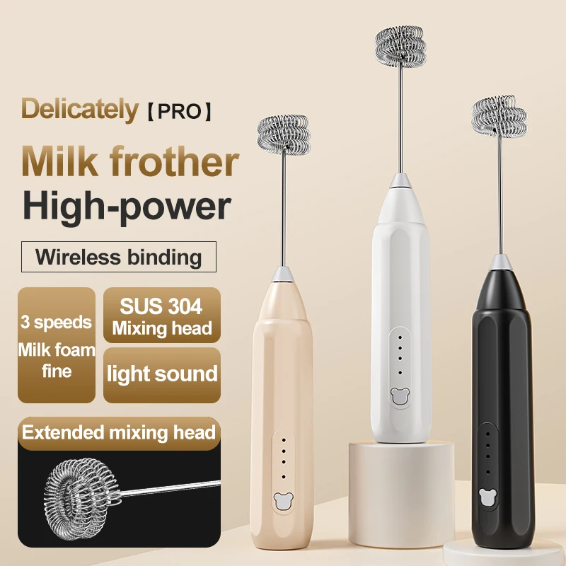 Electric coffee frothing machine, household handheld mixer, stainless steel handheld milk frothing machine.
Electric coffee frothing machine, household handheld mixer, stainless steel handheld milk frothing machine.