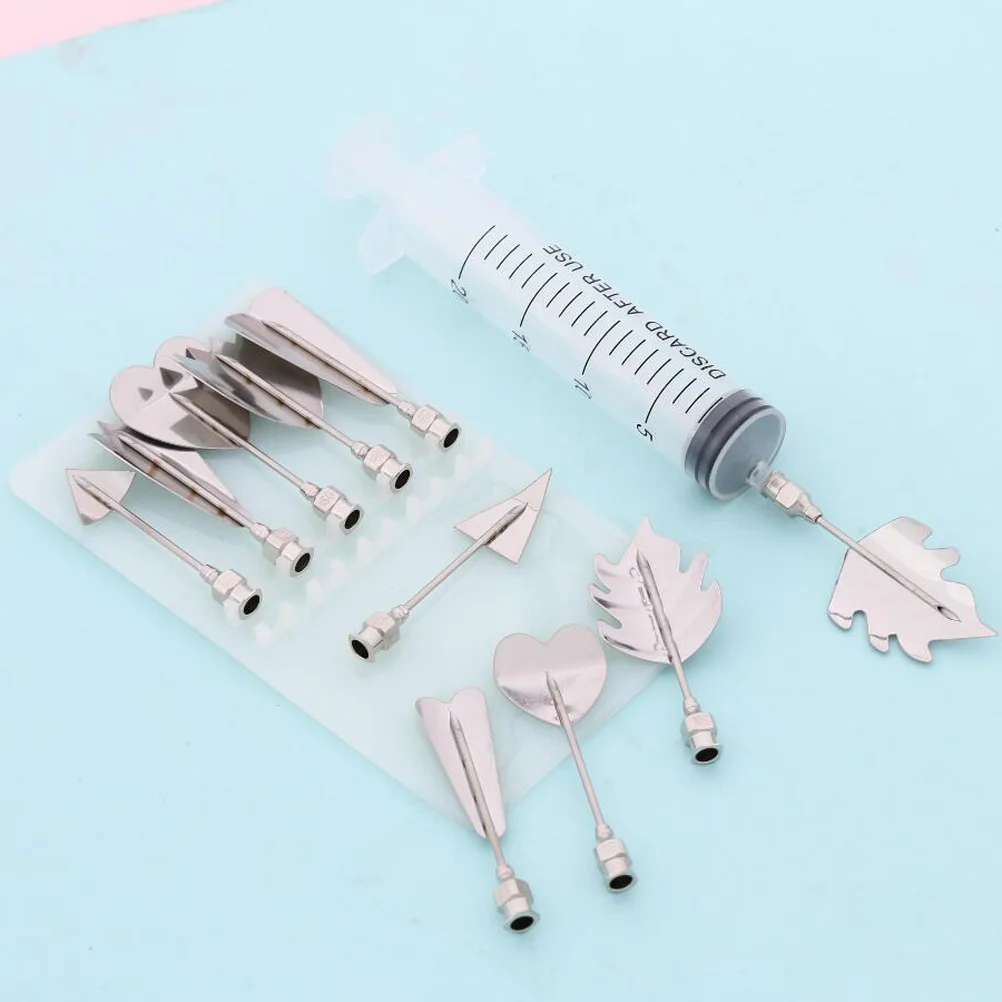 11Pcs Art Cake Tools 3D Gelatin Jelly Tools Safe Stainless Steel for Homemade 3D Jelly Cakes Wedding Birthday Decoration
11Pcs Art Cake Tools 3D Gelatin Jelly Tools Safe Stainless Steel for Homemade 3D Jelly Cakes Wedding Birthday Decoration